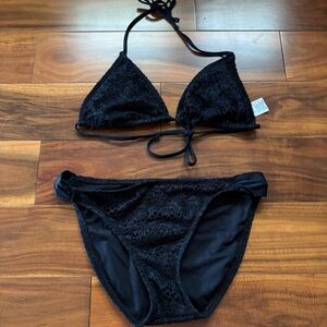 Mossimo Supply Co. Black Bikini Size L